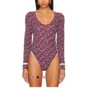 Sugar Dreams Floral Thermal Knit Bodysuit
New never been worn
Free people